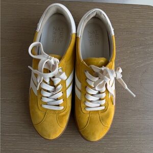Naturalizer Yellow and White Sneakers